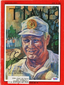 Jack Nicklaus Signed Original 1962 TIME Magazine (PSA/DNA)